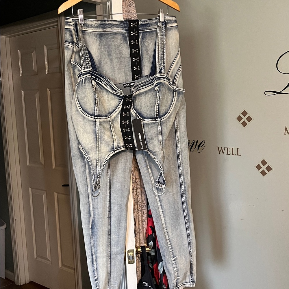Blue Denim Overalls